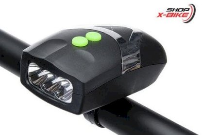 Đèn pha LED + Chuông điện tử Xbike 01