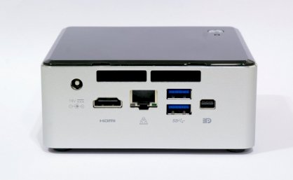 Máy tính Desktop INTEL NUC Kit BOXNUC5I5RYH (Intel Core i5-5250U 1.60GHz, RAM 2 x DDR3L SODIMM 1.35V 1333/1600 - tối đa 16GB, Không kèm ổ cứng, VGA Onboard, DOS, Không kèm màn hình)