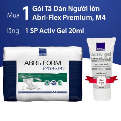 Tã dán người lớn Abri-Form Premium M4 + Tặng 1 Tuýp Active Gel 20ml