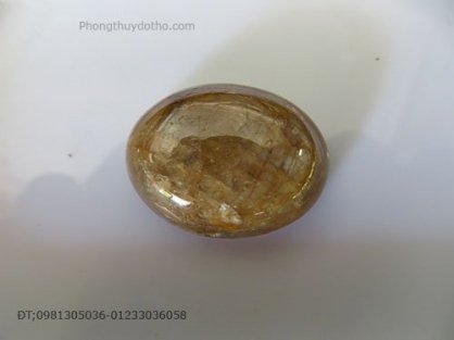Mặt đá Sapphire nâu KT 2,5 x 2,0 cm nặng 9,46 g