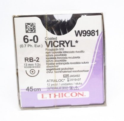 Chỉ phẫu thuật Vicryl 6-0 W9981