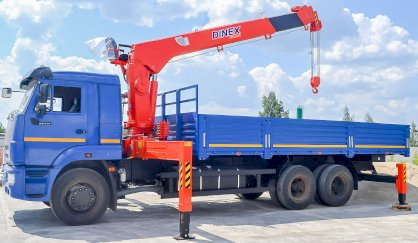 Xe tải cẩu Kamaz 65117 ( 6 x 4) Cẩu Dinex 7 tấn