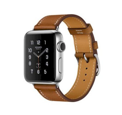 Đồng hồ thông minh Apple Watch Series 2 38mm Stainless Steel Case with Fauve Barenia Leather Single Tour