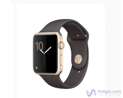 Đồng hồ thông minh Apple Watch Series 2 Sport 42mm Gold Aluminum Case with Cocoa Sport Band