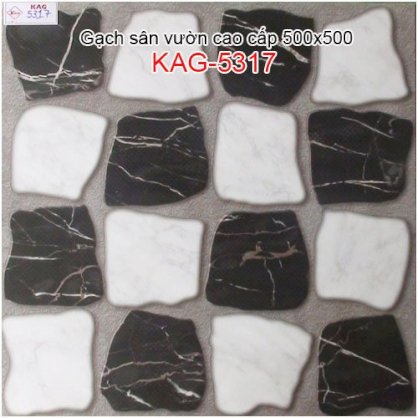 Gạch kỹ thuật số lát sân vườn, sân thượng 500x500 Kiến An Gia KAG-5317