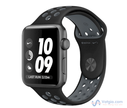 Đồng hồ thông minh Apple Watch Series 2 Sport 38mm Space Gray Aluminum Case with Black/Cool Gray Nike Sport Band