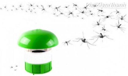 Đèn bắt muỗi hình nấm có quạt