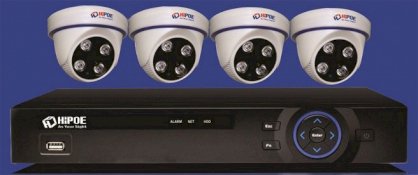 Bộ 4 camera quan sát HIPOE AHD 1.0