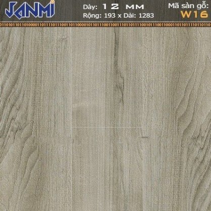 Sàn gỗ Janmi 12mm W16 AC3