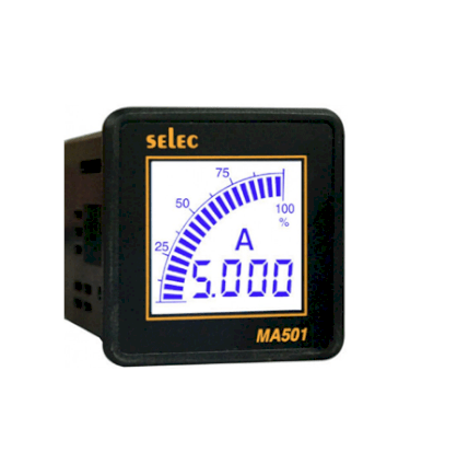Đồng hồ tủ điện dạng số hiển thị dạng LCD Selec MA501