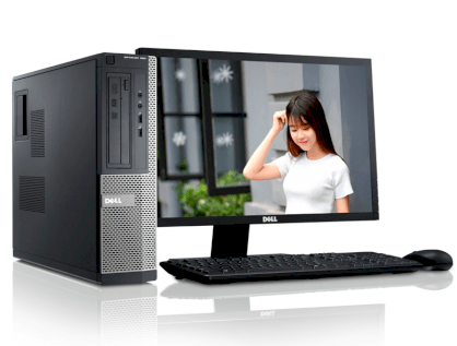 Máy tính Desktop Dell OPTIPLEX 790 SFF - V03 (Intel Core i5-2400 3.1Ghz, RAM 4GB, HDD 500GB, VGA Intel HD Graphics 2000, Màn hình Dell 19inch, Win 8)