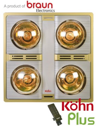 Đèn sưởi âm trần Braun Kohn KN04GR