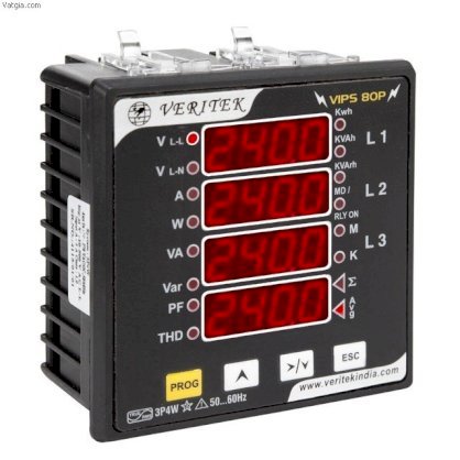 Đồng hồ đa chức năng hiển thị dạng LED VERITEK - VIPS 80P