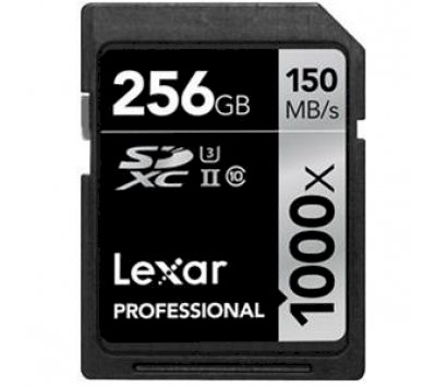 Thẻ nhớ Lexar Professional SDXC UHS-3 256GB 1000x (Class 10)