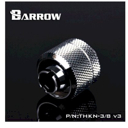 Barrow Compression Fitting softtube 3/8 - 5/8 Silver