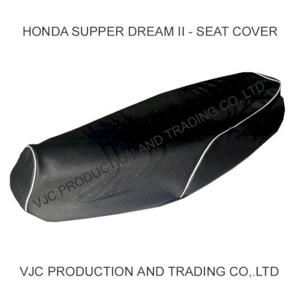 Vỏ yên xe Honda Dream II chỉ Bạc