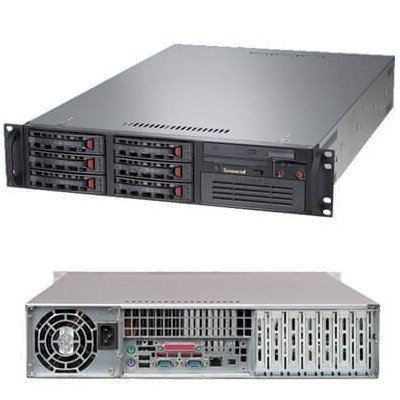 MÁY CHỦ SUPERMICRO CSE-822T-400LPB E5-2609 V3 (Intel Xeon E5-2609 V3 1.90GHz, RAM 8GB, HDD 4 x 300GB 10K)