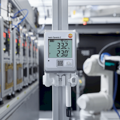 Thiết bị đo/ghi nhiệt độ không dây Testo Saveris 2-T1