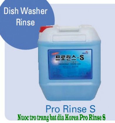 Nước tráng bát đĩa dành cho máy rửa bát PRO RINSE S