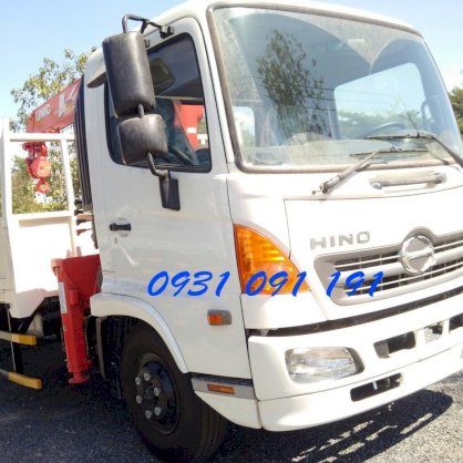 Xe Tải Cẩu Hino FC Thùng dài 6m1