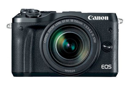 Máy ảnh số chuyên dụng Canon EOS M6 (EF-M 18-150mm F3.5-6.3 IS STM) Lens Kit Black