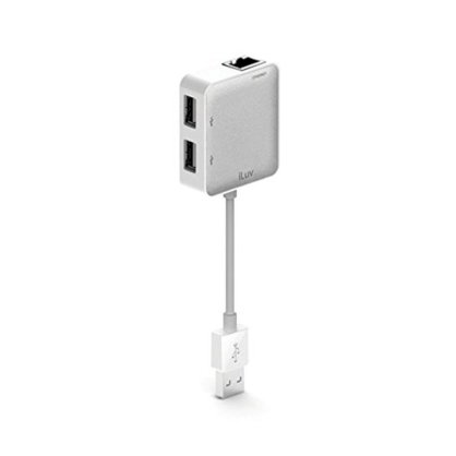 CÁP KẾT NỐI ILUV ICB708 USB ETHERNET ADAPTER WITH 2 USB PORTS