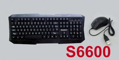 BỘ BÀN PHÍM + CHUỘT BOSSTON S6600 USB