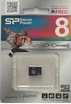 Thẻ nhớ SP Silicon Power MicroSDHC 8GB (Class 4)