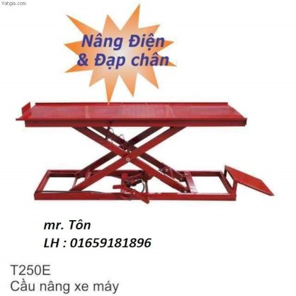 Bàn nâng xe máy điện và cơ Titano