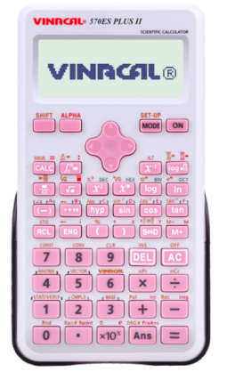 Máy tính Vinacal 570ES Plus 2 hồng VNC570ESII
