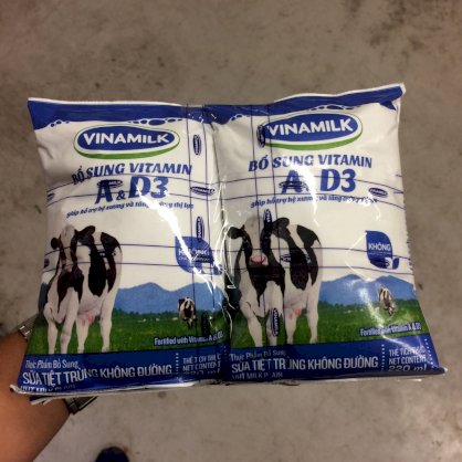 Sữa túi Vinamilk không đường 220ml x8