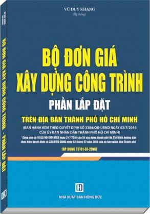 Bộ đơn giá xây dựng công trình TPHCM  phần lắp đặt