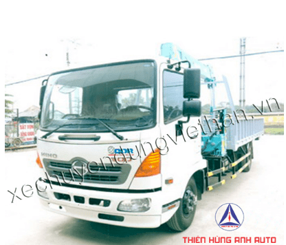 Xe Tải Gắn Cẩu, Hino 6.4 Tấn Fc9Jlsw Lắp Cẩu Hktc Hlc-5014M (5 Tấn 4 Đốt)