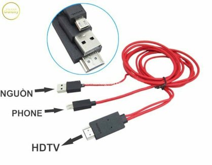 Cáp HDMI từ điện thoại sang tivi cho Samsung Galaxy S3/S4/S5/Note 2/Note 3