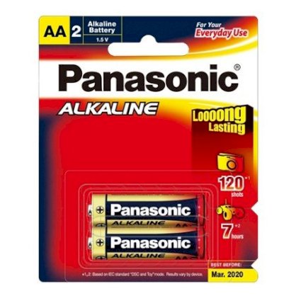 Pin tiểu AA Panasonic Alkaline LR6T/2B