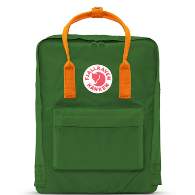 Balo thời trang Fjallraven Kanken Classic Leaf Green-Burnt Orange