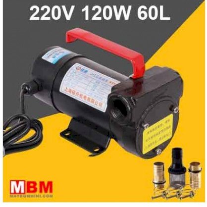 Máy bơm xăng dầu nhớt 220V 120W 60L LK-60-220AC