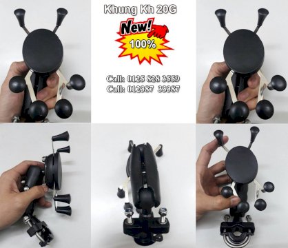 Khung kẹp điện thoại cho xe máy - Holder phone