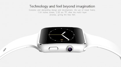 Đồng hồ thông minh Smartwatch cao cấp X6 (màu Trắng)
