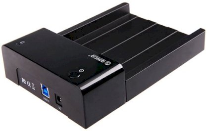 Thiết Bị Cắm Nóng Ổ Cứng, Cắm Nằm, Kết Nối USB 3.0 & eSata, ORICO 6518SUS3. (Đen)