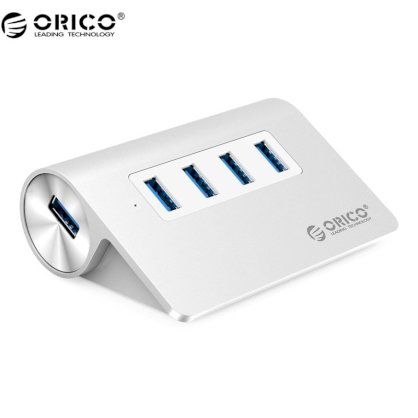 Hub Sạc 4 Port USB 3.0 ORICO M3H4, Nhôm. (Bạc)