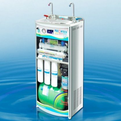 Máy lọc nước uống trực tiếp Pucomtech RO TT.CE15HCRO.UVvVỏ inox