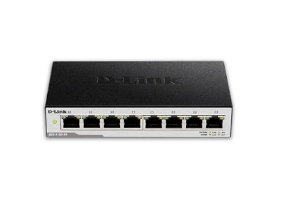 D-Link DGS-1100-08/E (8-port 10/100/1000Base-T Smart gigabit Switch)