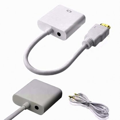 Cáp chuyển HDMI sang VGA có âm thanh