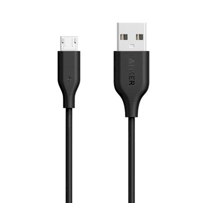 Cáp sạc Anker Powerline Micro-USB 0.9m A8132H12 (Đen)