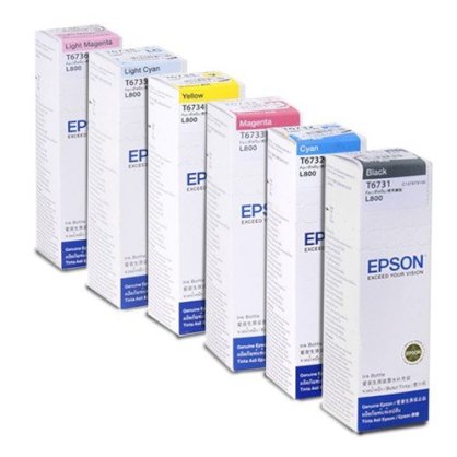 Mực đen cho máy in Epson L800/ L850/ L1800 (T6731)