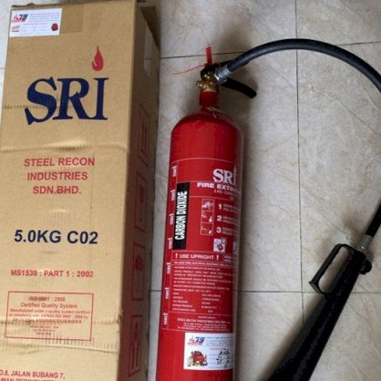 Bình chữa cháy Co2 5kg Sri FEX 139-CS-050-RD