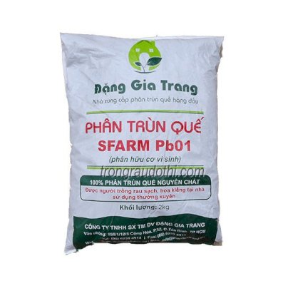 Phân trùn quế Đặng Gia Trang Sfarm Pb01 2kg