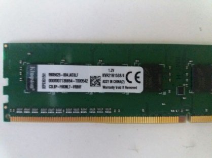 Ram Desktop Kingston 4GB DDR4 bus 2133 MHz PC4 17000 dùng cho máy bàn