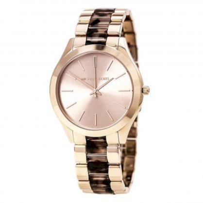 Đồng hồ nữ Michael Kors Women's Slim Runway Watch Rose Gold/Tortoise/Blush One Size NN-B00PXMU802